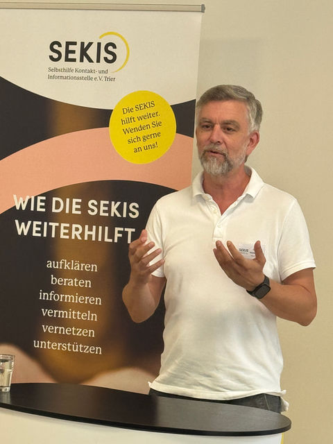 Vortrag, Grußworte und Austausch beim Tag der Offenen Tür in den neuen Räumlichkeiten der SEKIS Trier