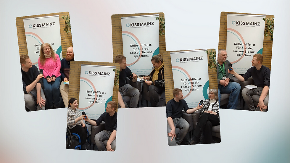 Foto: Interviews zu seltenen Erkrankungen mit Medienpädagoge Niklas Mitterle; Fotos: Niklas Mitterle