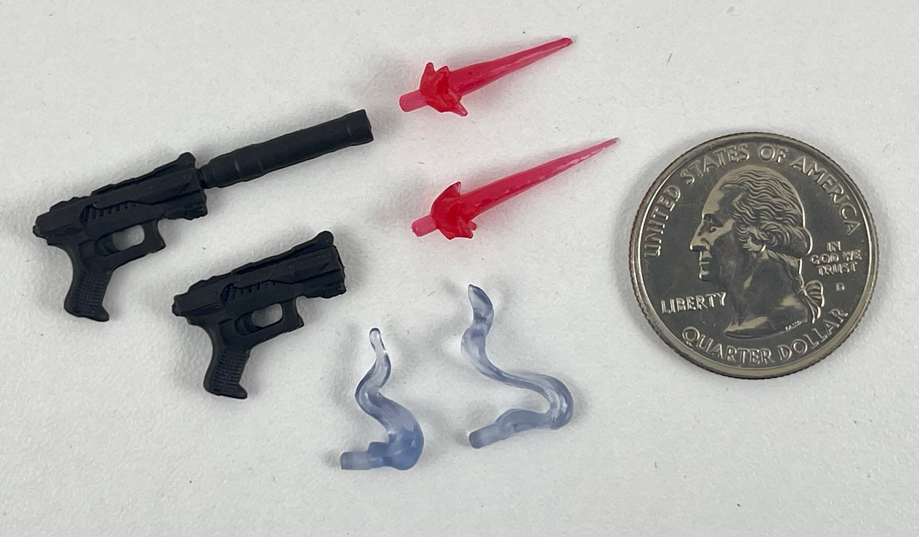 Marvel Legends MCU Nick Fury Pistol Set & Effects 1/12 Figure Custom Fodder