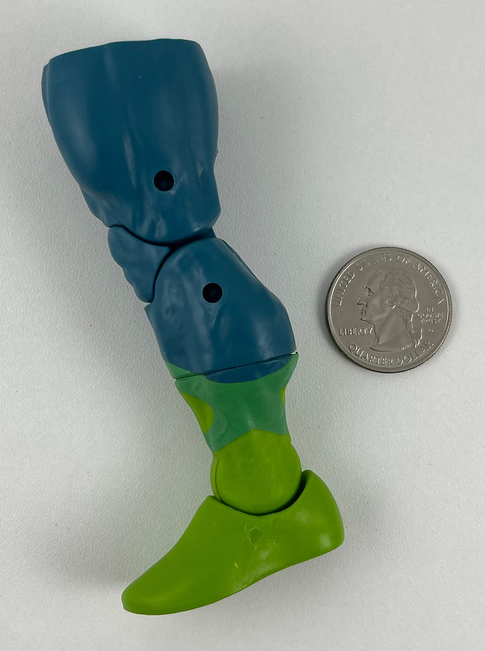 Thumbnail: Marvel Legends Puff Adder Left Leg Build A Figure BAF PART ONLY
