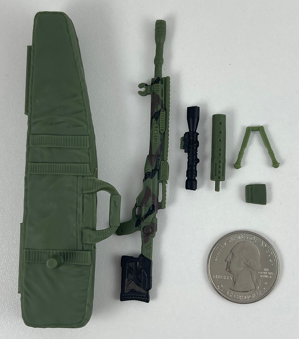 Thumbnail: G.I. Joe Classified 60th Marine Sniper Rifle & Case 1/12 Figure Custom Fodder
