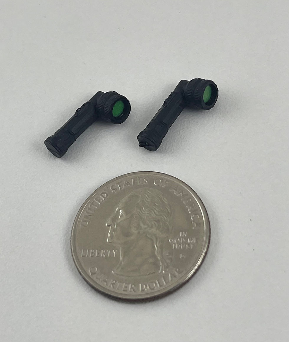 G.I. Joe Classified Tunnel Rat Black Flashlight Lot 1/12 Custom Fodder Set