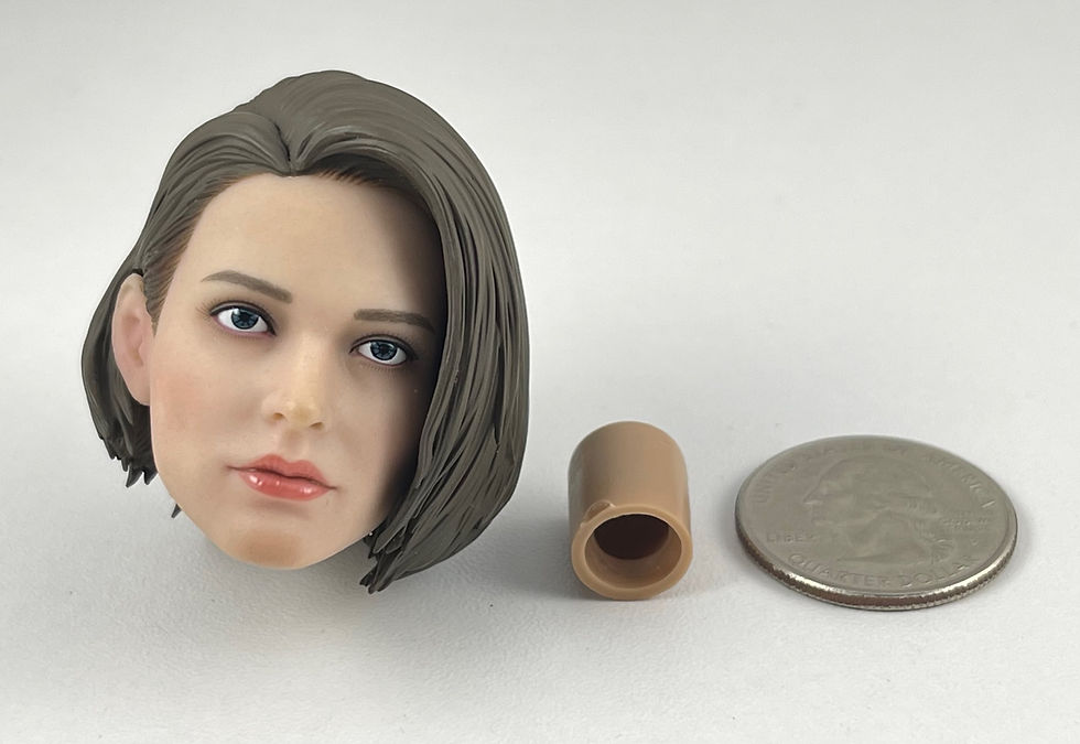 Hot Heart Resident Evil Jill Valentine Straight Eyes Female Head 1/6 Scale Part
