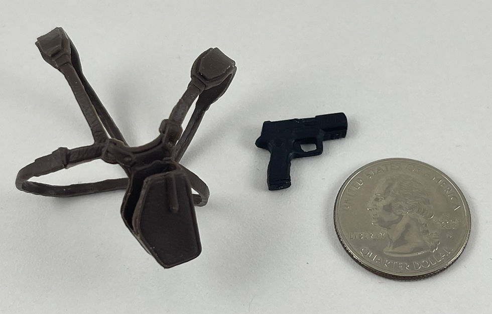 G.I. Joe Classified Recondo Pistol & Shoulder Harness 1/12 Figure Custom Fodder