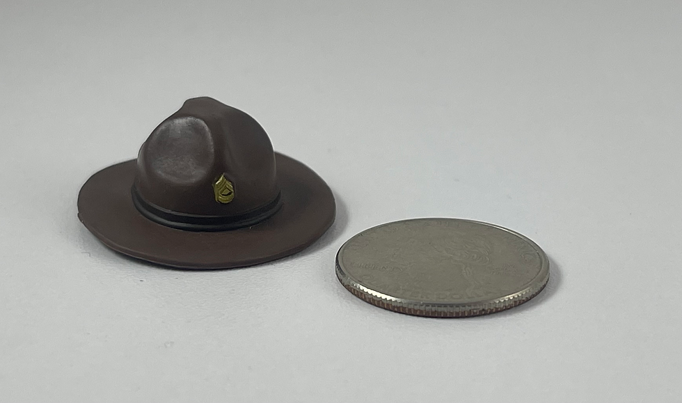 G.I. Joe Classified Sgt. Slaughter Campaign Hat 1/12 Figure Custom Fodder