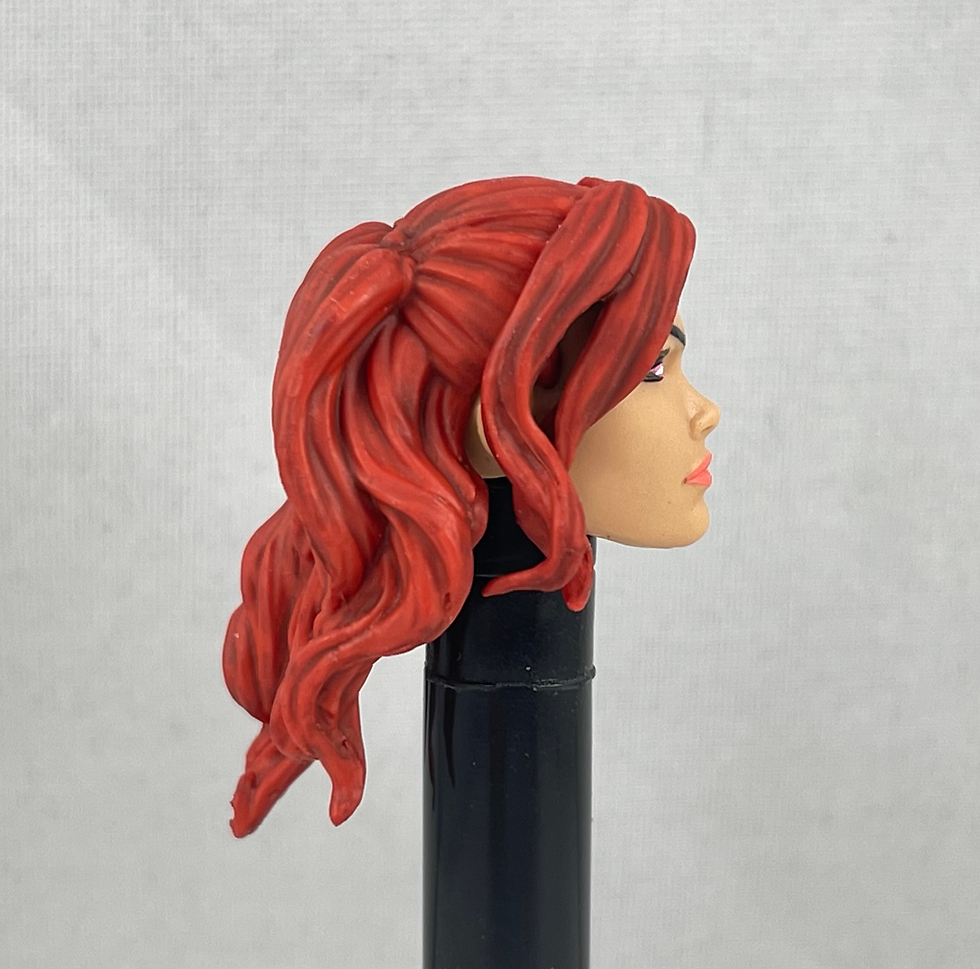 Thumbnail: Marvel Legends Stepford Cuckoo Red Hair Female Head 1/12 Figure Custom Fodder