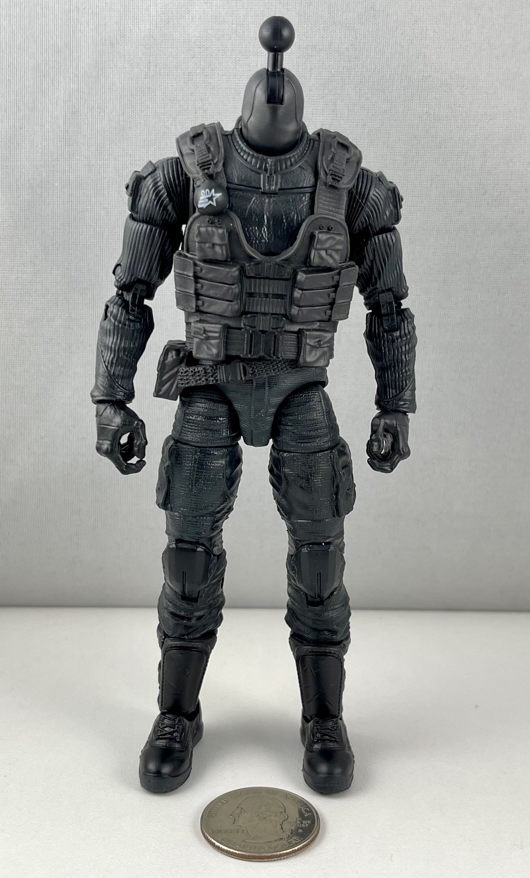 G.I. Joe Classified Snake Eyes Male Body 1/12 Figure Custom Fodder Part