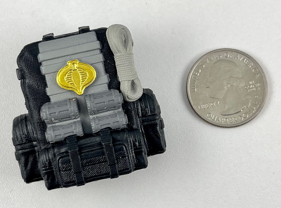 G.I. Joe Classified Gray Cobra Viper Backpack 1/12 Figure Custom Fodder