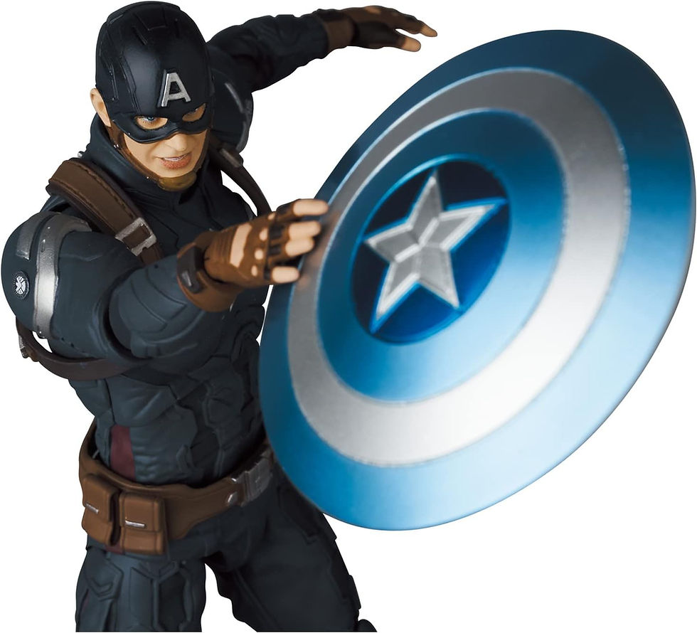 Thumbnail: Marvel MCU Winter Soldier MAFEX Stealth Suit Captain America (No. 202)