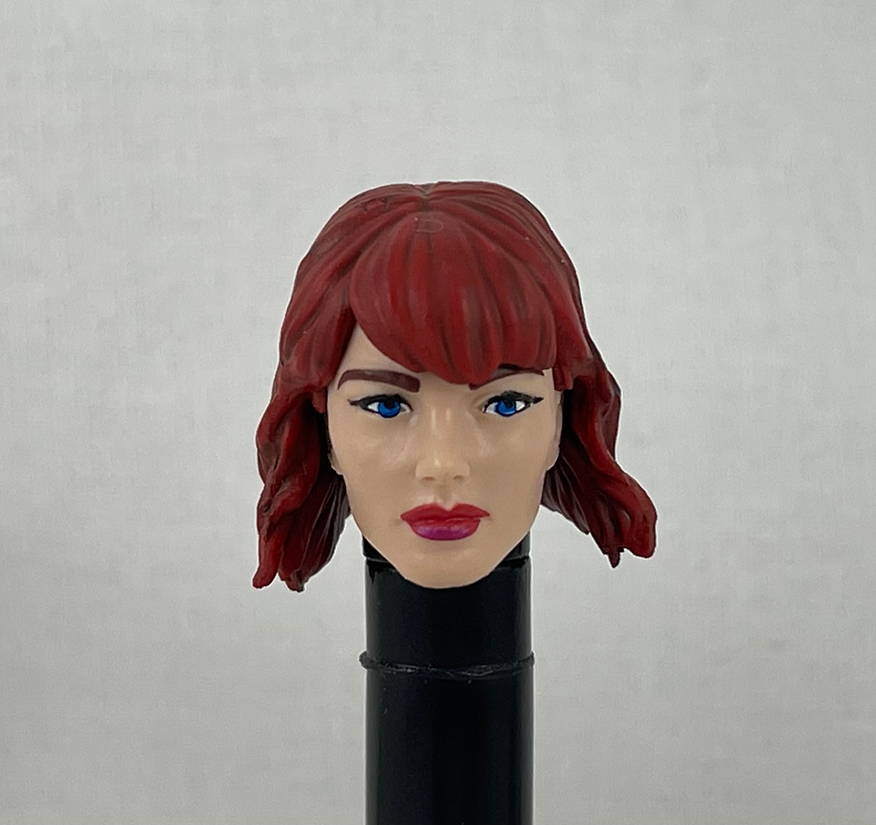 Marvel Legends Black Widow Natasha Female Head 1/12 Figure Custom Fodder