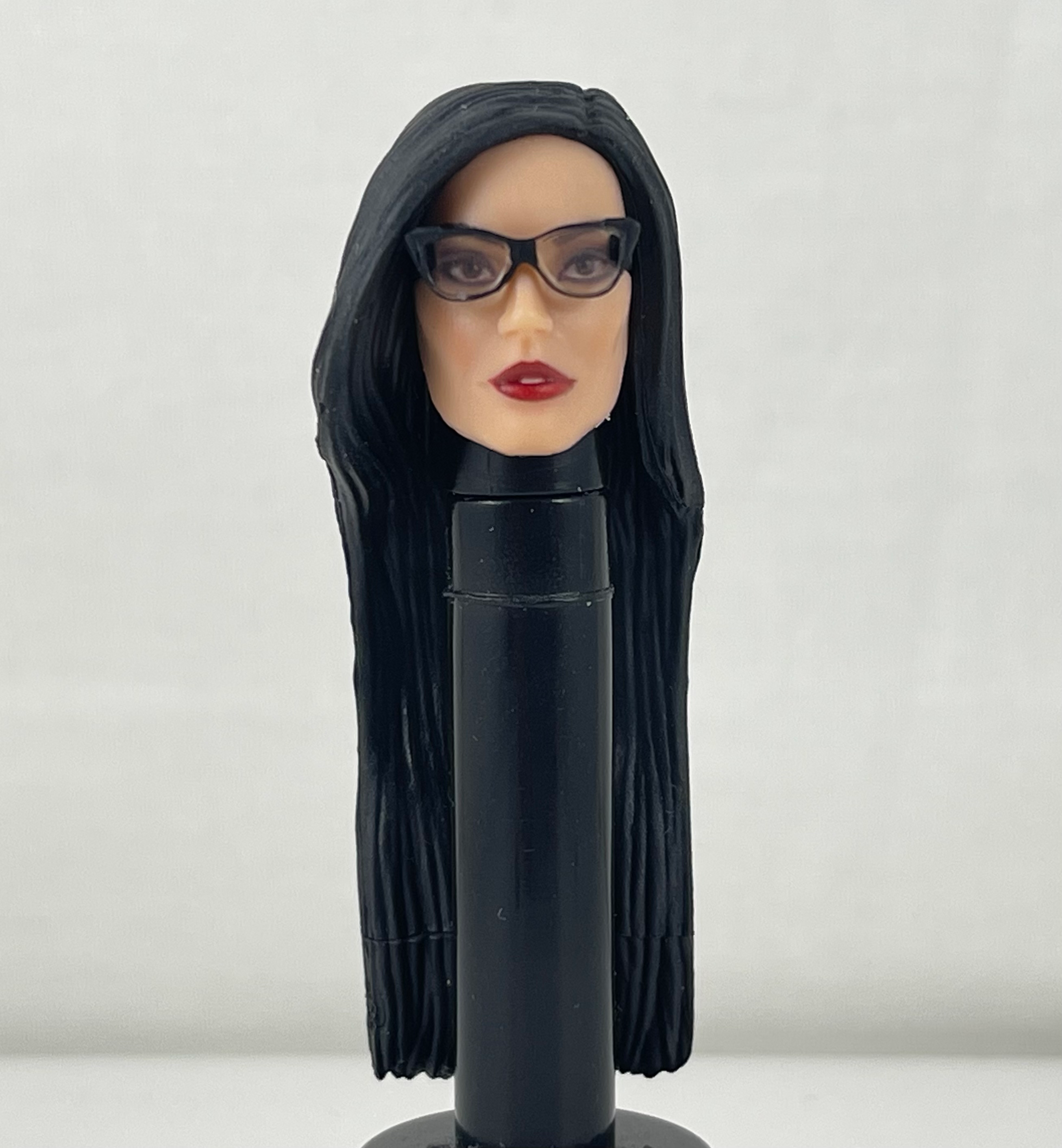 G.I. Joe Classified Retro Baroness Female Head 1/12 Figure Custom Fodder Part