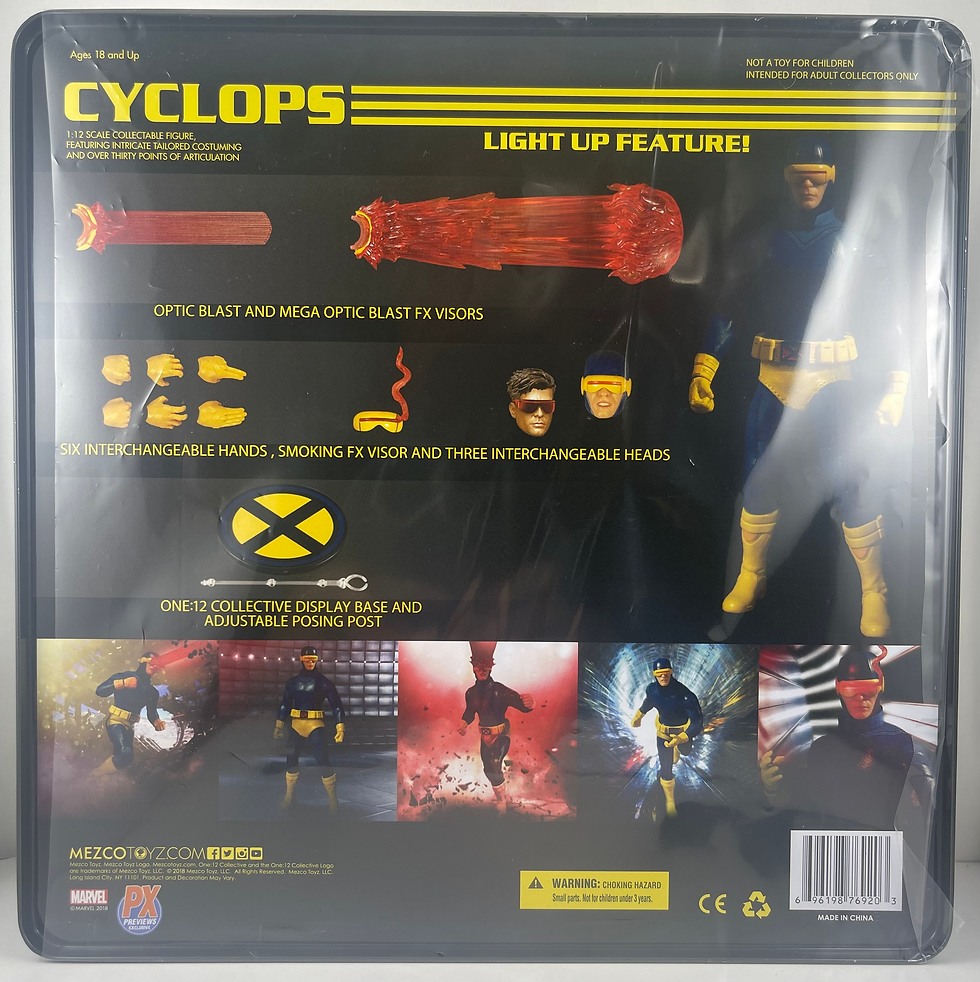 Thumbnail: Mezco Toyz Marvel One:12 Collective PX Previews Exclusive X-Men Cyclops