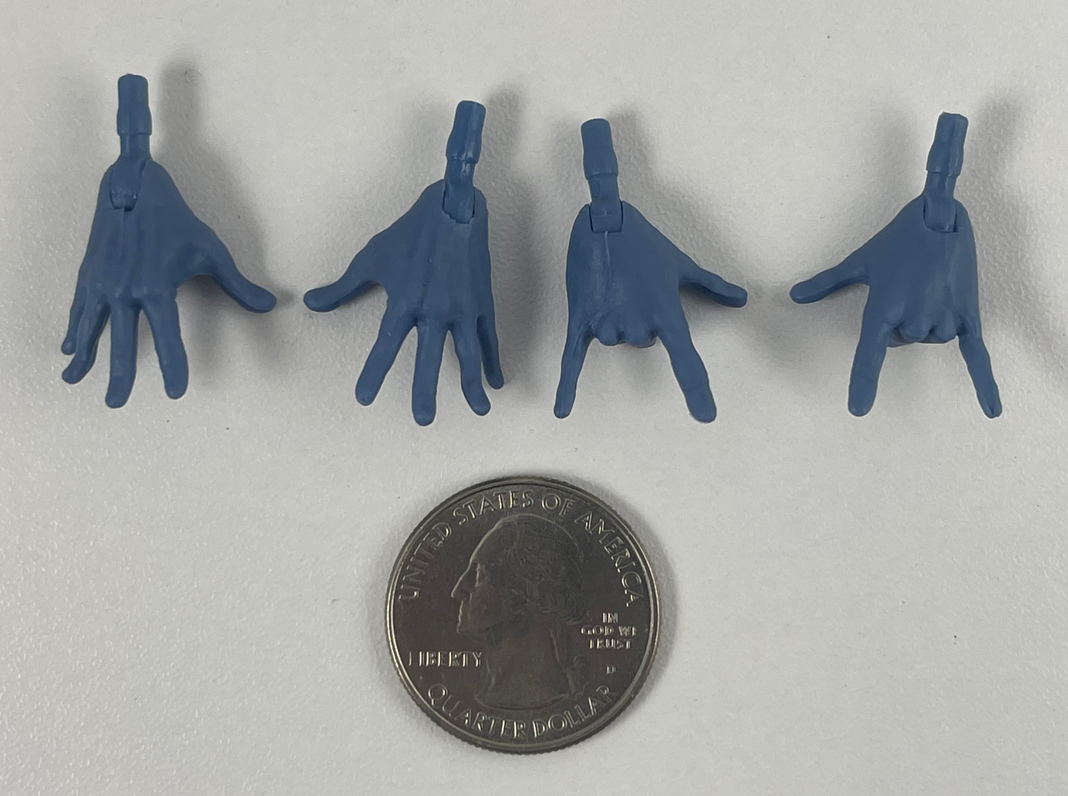 Marvel Legends Spirit Spider Spider-Man Blue Hands Set 1/12 Figure Custom Fodder