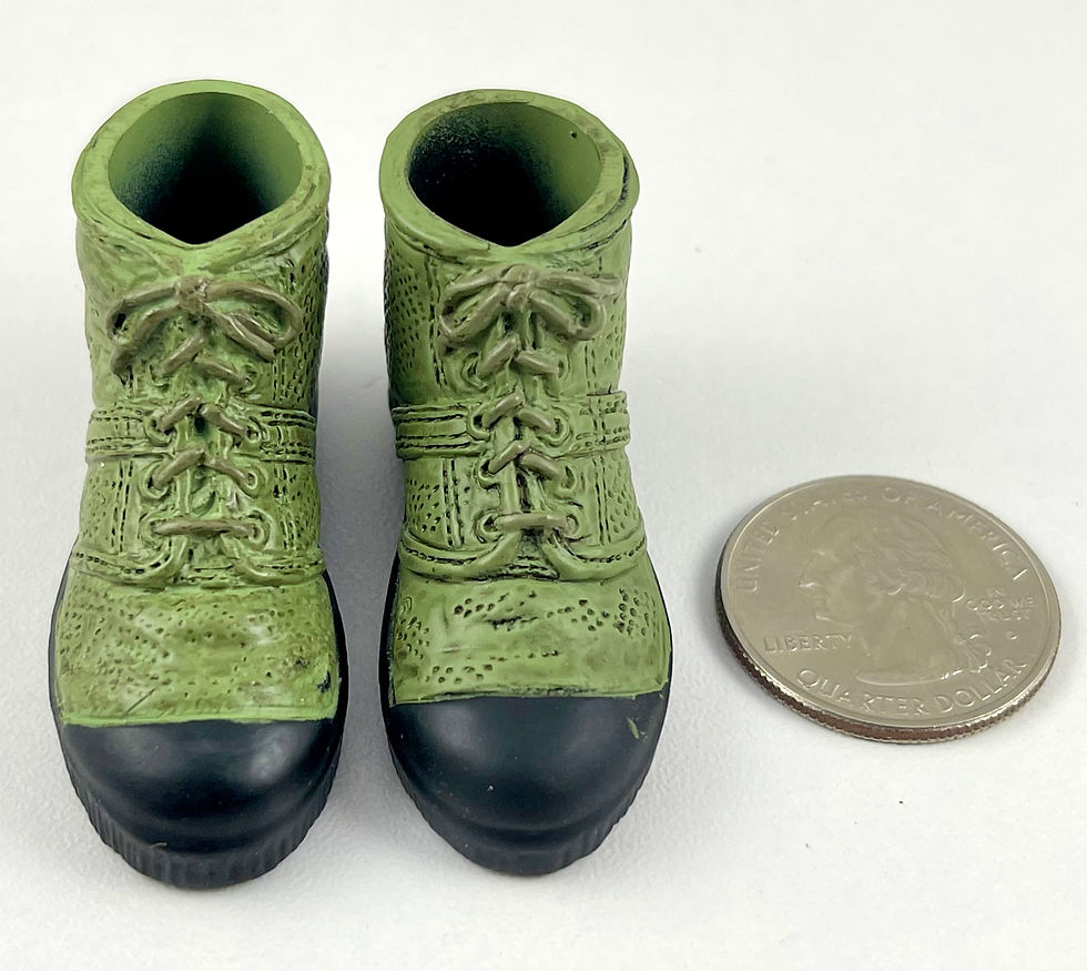 21st Toys Ultimate Soldier North Vietnamese Army Green Boots 1/6 Scale Accessory