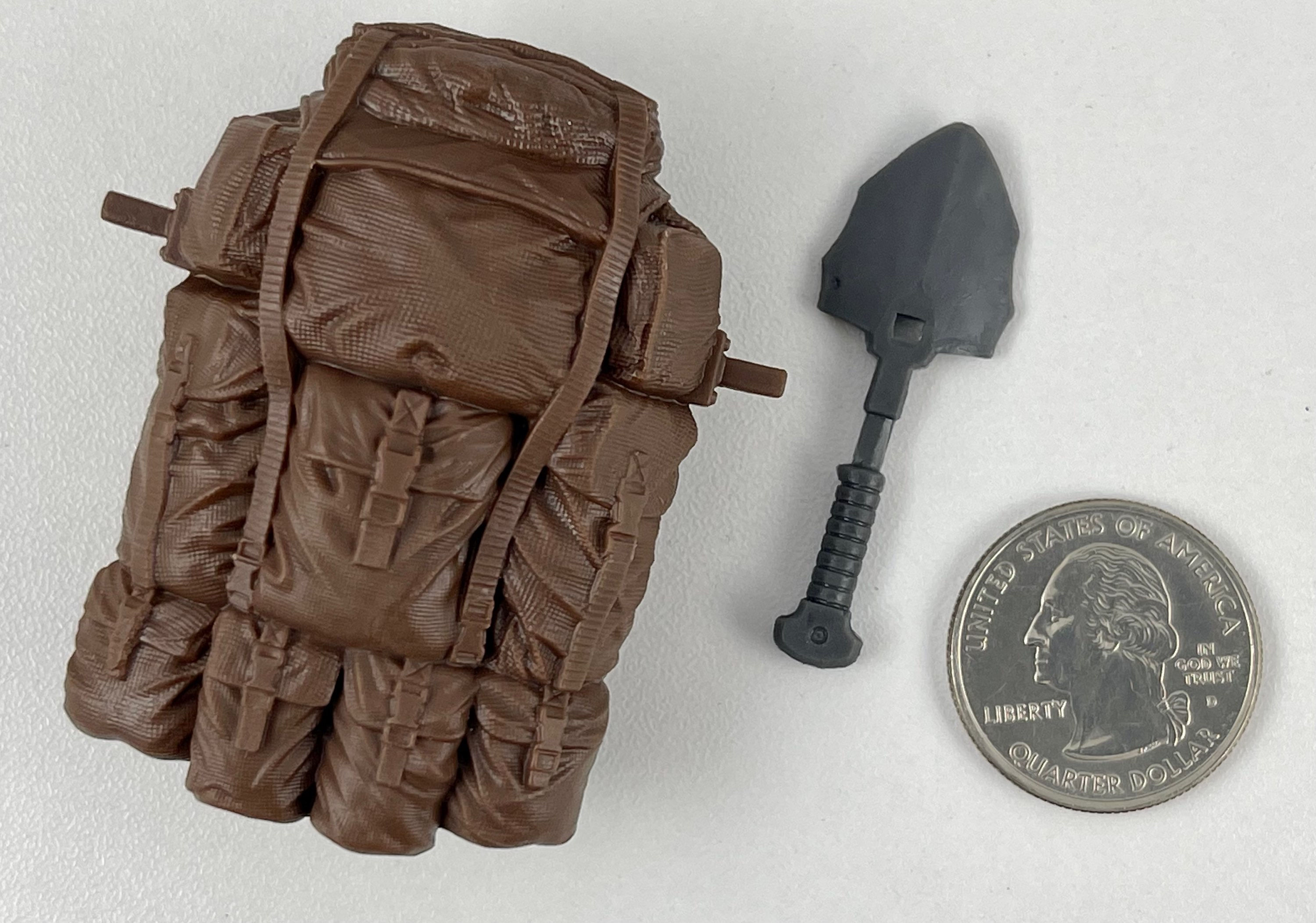 G.I. Joe Classified Outback Backpack & Shovel 1/12 Scale Figure Custom Fodder