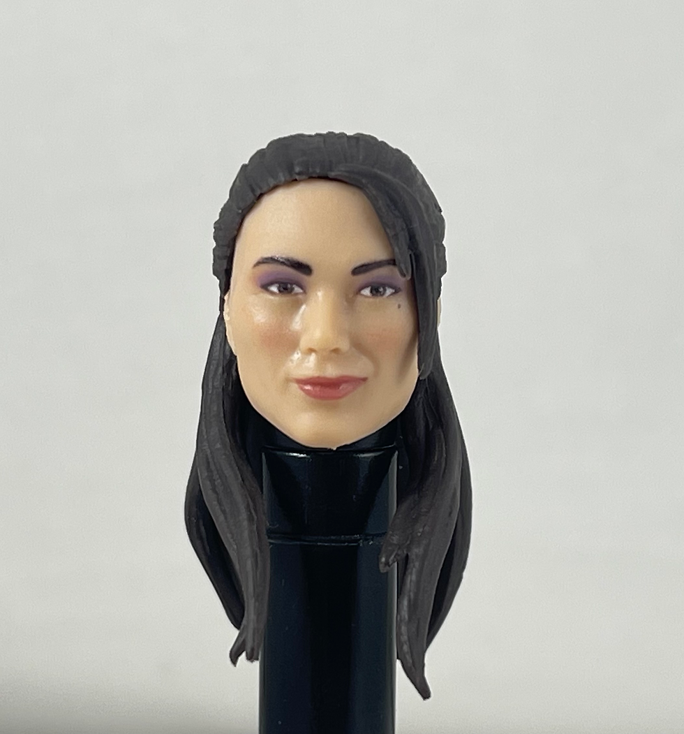 Power Rangers Lightning In Space Pink Cassie Chan Head 1/12 Custom Fodder Part