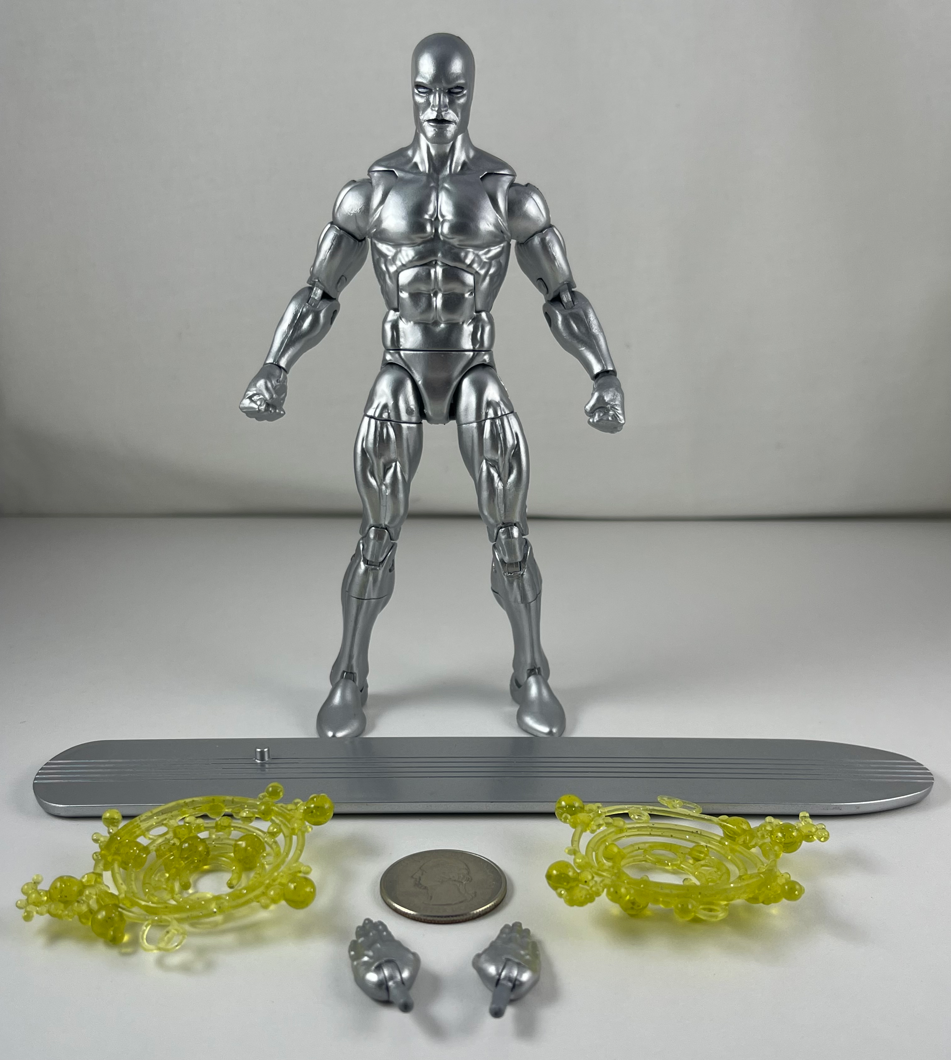 Marvel Legends Walgreens Silver Surfer 1/12 Scale Action Figure, LOOSE