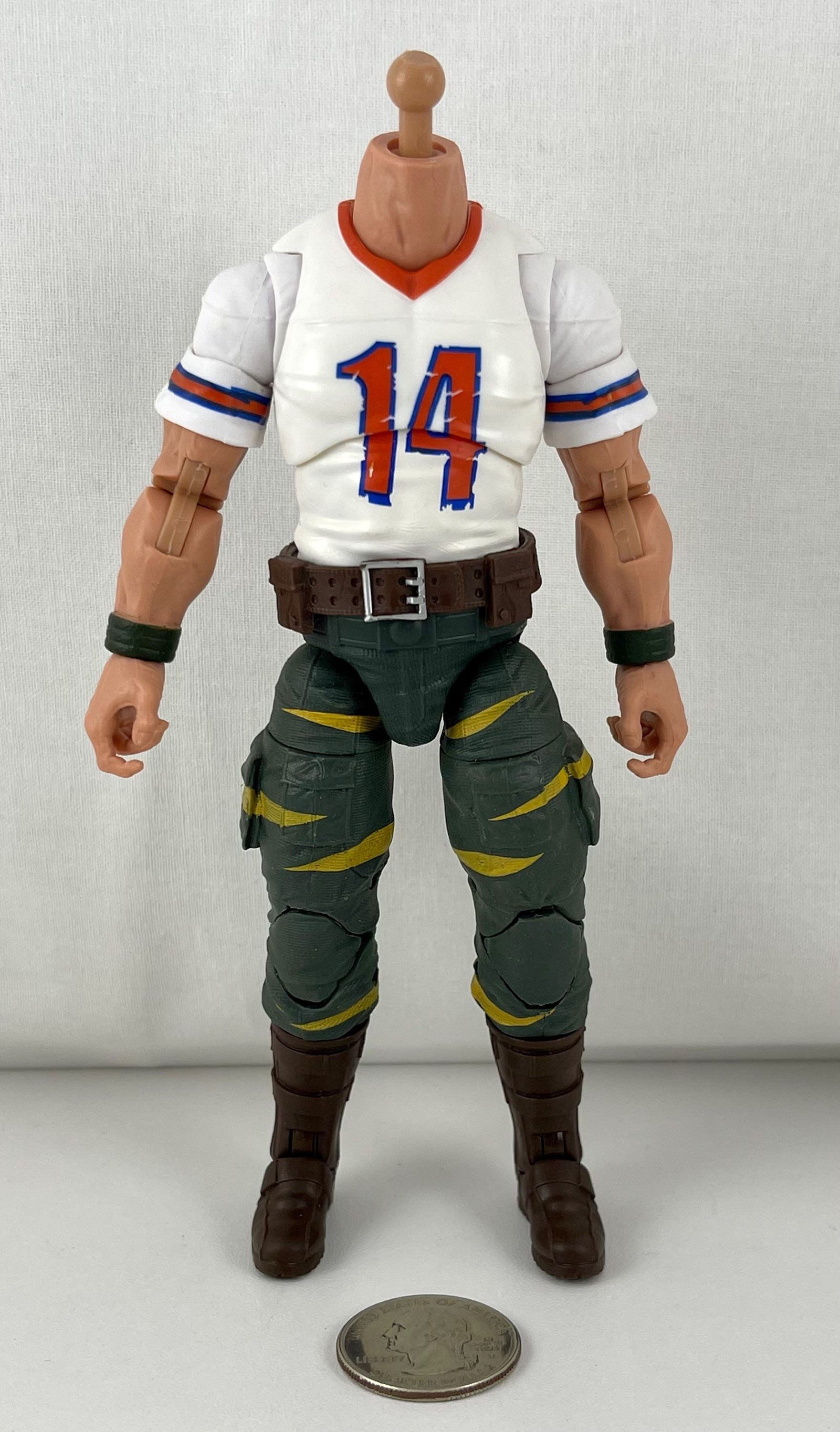 G.I. Joe Classified Bazooka Male Body 1/12 Figure Custom Fodder Part