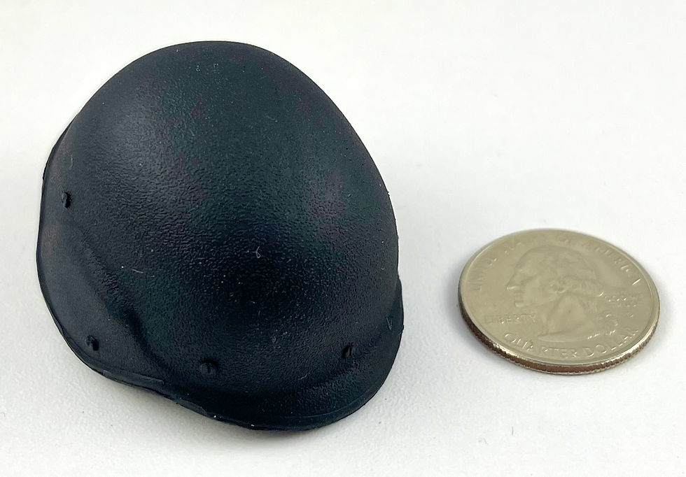 21st Toys Ultimate Soldier SWAT Commander Black Ballistic Helmet 1/6 Scale