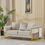 Thumbnail: GALERIA Beige&Gold Sofa Set (3+2+1)