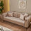 Thumbnail: ELIZA Beige&Gold Sofa Set (3+2+1)