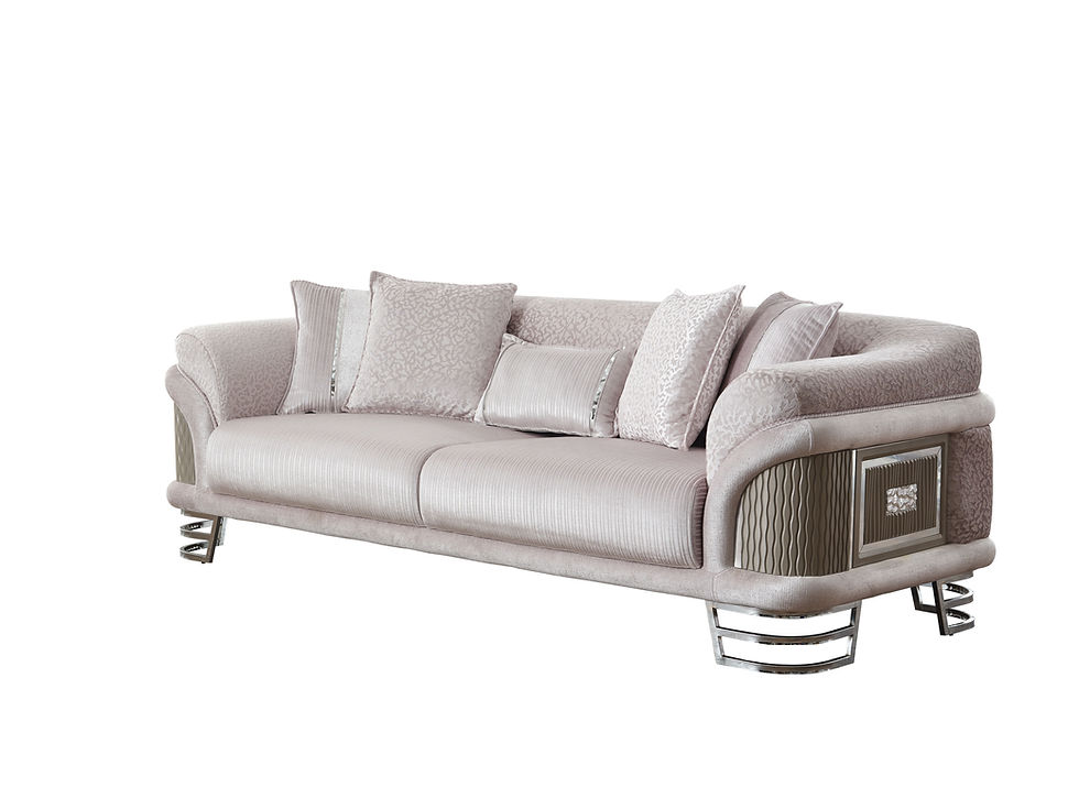 Thumbnail: VERSACE LUXURY GRAY Sofa Set (3+2+1)