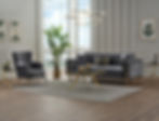 Thumbnail: MONDO TUFTED GRAY (3+2+1) Sofa Set
