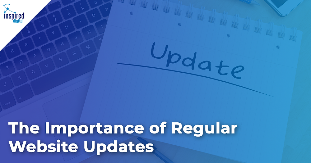 the importance of regular website updates article header