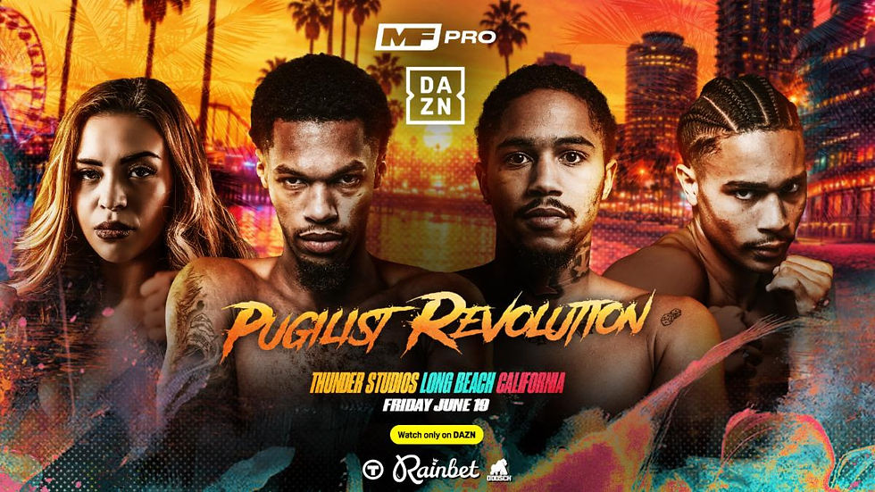 MF PRO ANNOUNCES SIGNED UNDEFEATED PROSPECTS J'HON INGRAM, AMIR ANDERSON, DAVID LOPEZ, AND KAYLA GOMEZ TO COMPETE ON "PUGILIST REVOLUTION" JUNE 19 IN LONG BEACH, CALIFORNIA