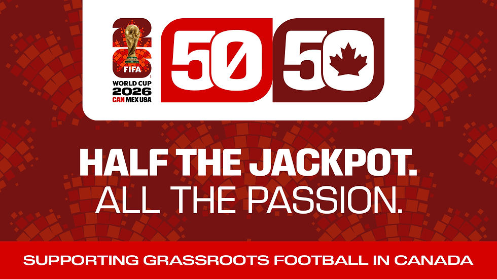 FIFA26 Canada launches 50/50 draw to support youth football