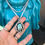Thumbnail: Thick Braid Hubei & Faceted Rose Quartz