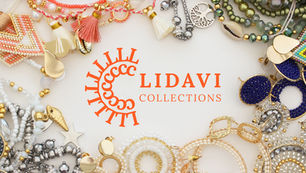 Diseño de identidad visual para Lidavi Collections, marca de joyería en Miami. Un proyecto de branding femenino, elegante y moderno basado en tipografía, color y dirección visual.