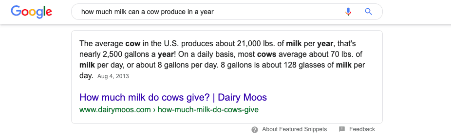 An average cow produces 21,000 lbs of milk