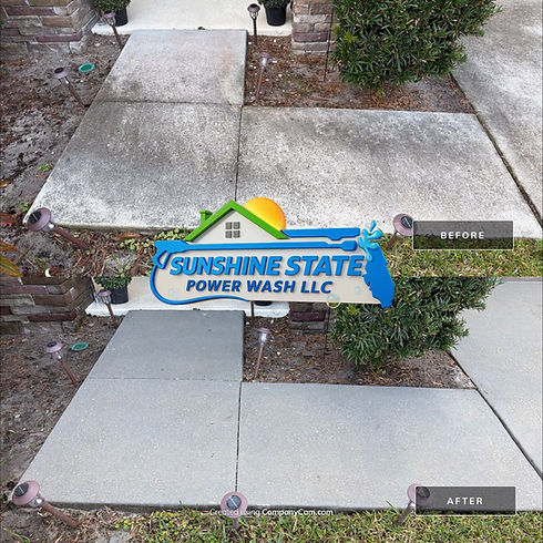 concret sidewalk pressure cleaning in Riverview, FL