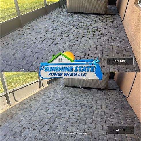 Professional paver cleaning in Riverview, FL