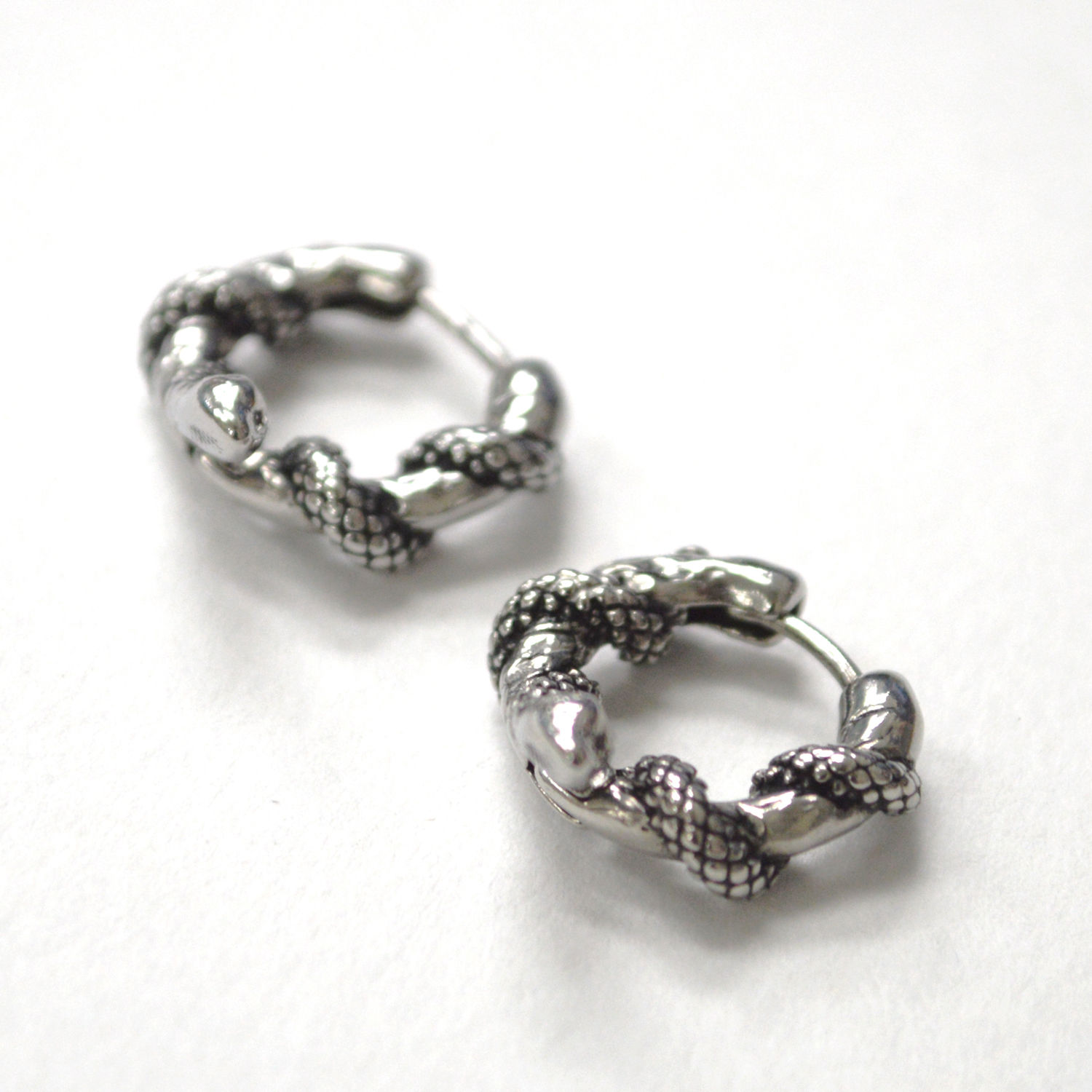 Snake Stainless Steel Earrings 83-985