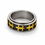 Thumbnail: Fleur De Lis 2 Tone Stainless Steel Ring 81-1233-2T