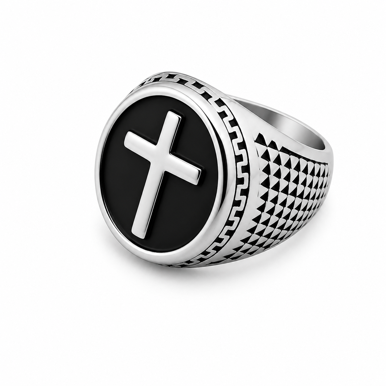Cross  Stainless Steel ring 81-5025S