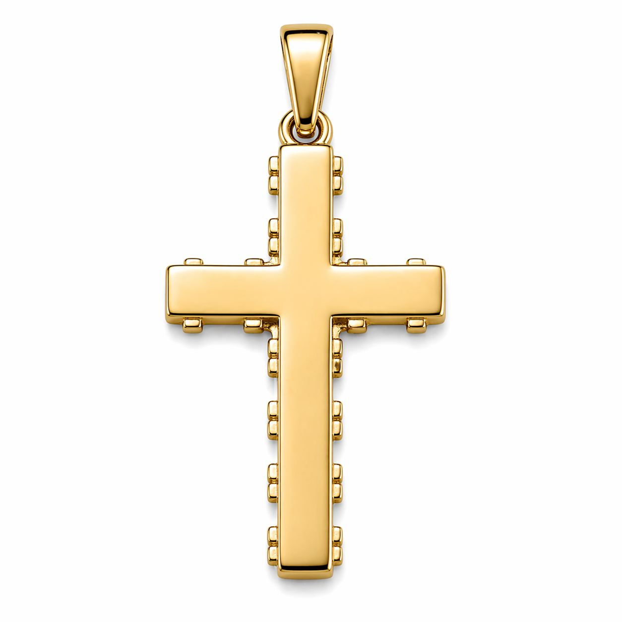 Gold Plated Stainless Steel Classic Minimalist Pendant – 86-6168G