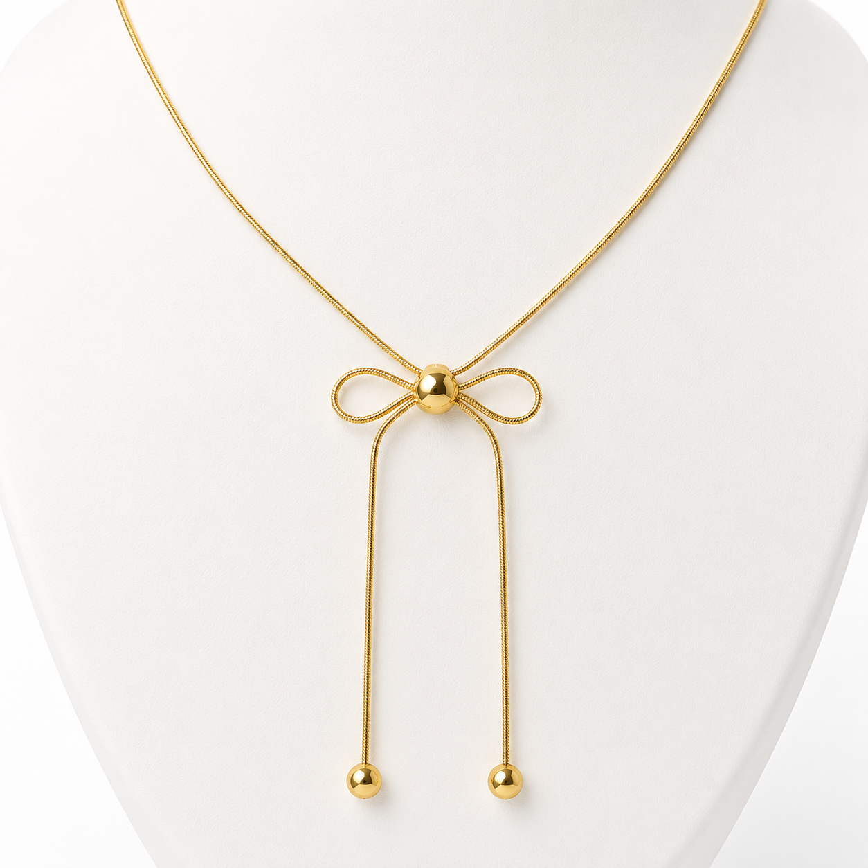 Stainless Steel Gold  Necklace for Women 8N-1008G