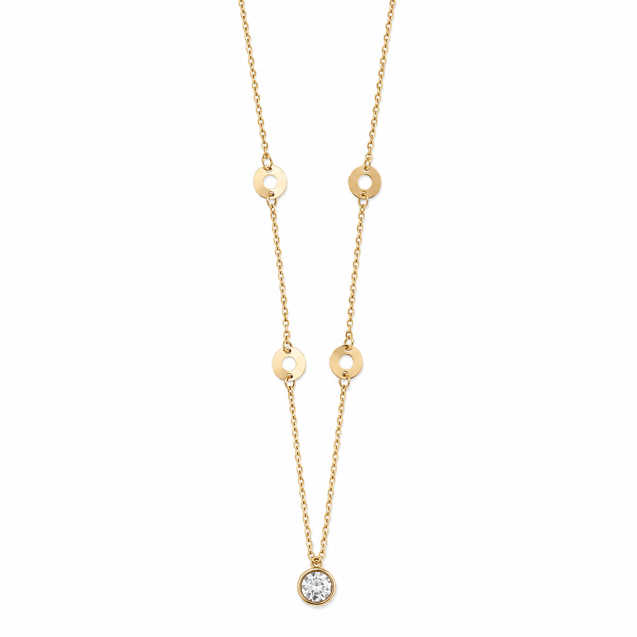 Stainless Steel Gold  Necklace for Women 8N-1058G