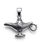 Thumbnail: Aladdin Lamp Stainless Steel Pendant 86-3357