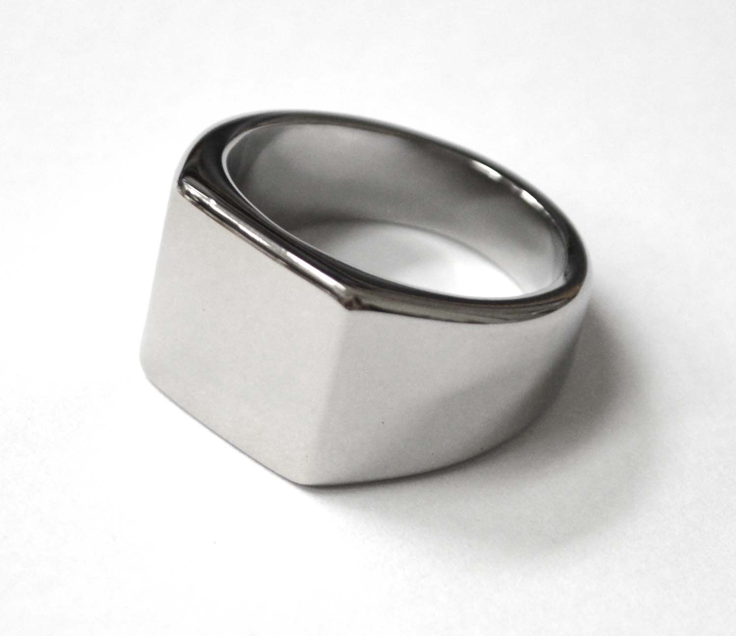 Signet Stainless Steel Ring 81-1253S