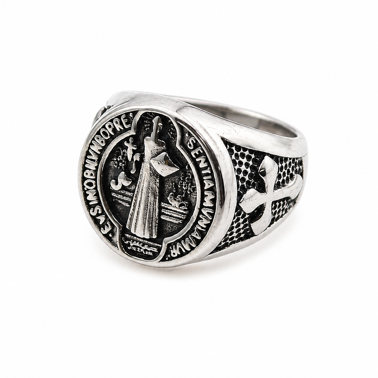 San Benito Stainless Steel Ring 81-5039S