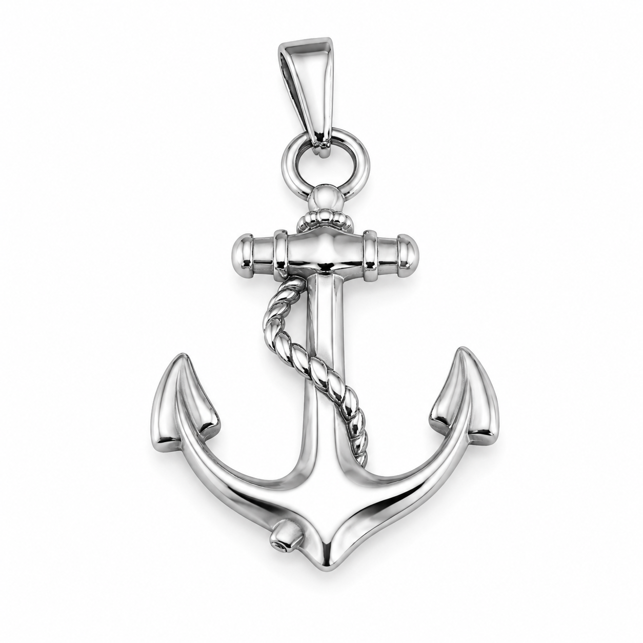 Stainless Steel Anchor Pendant 86-6226S
