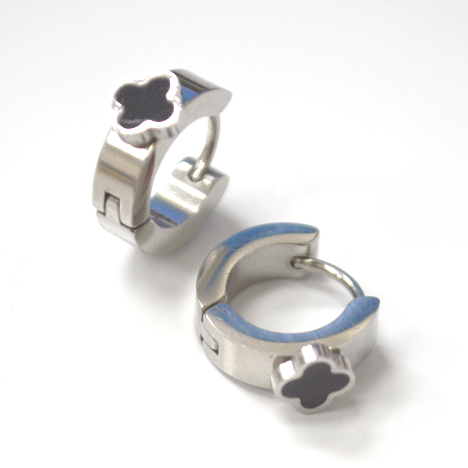 Designer Inspired Stainless Steel Huggies 83-908S