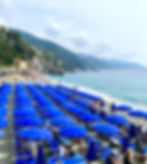 Relaxing family day at Monterosso al Mare, Cinque Terre’s beautiful beach town.