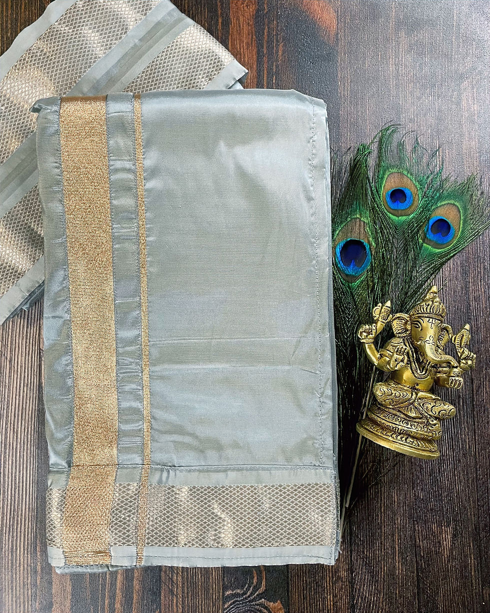 Art Silk Vetti - Gray