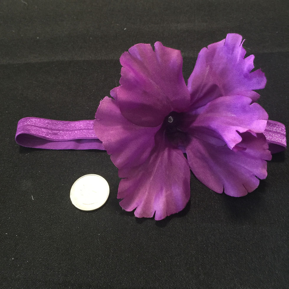 PURPLE HIBISCUS DARK PURPLE BAND INFANT