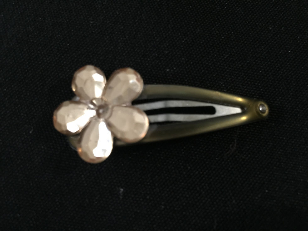 PINK FLOWER HAIRCLIP